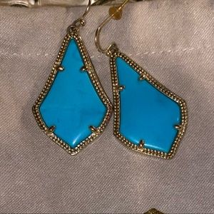 Kendra Scott turquoise earrings 1.5”